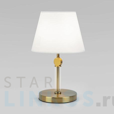 Купить с доставкой Настольная лампа Eurosvet Conso 01145/1 латунь в Туле фото 2