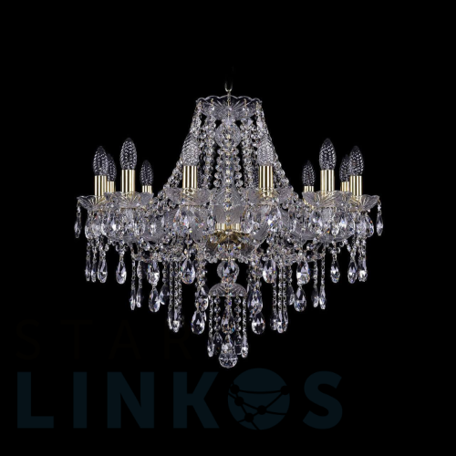 Купить Подвесная люстра Bohemia Ivele 1415/12/220 G за 57 278 руб. в Туле Купить с доставкой Подвесная люстра Bohemia Ivele 1415/12/220 G в Туле