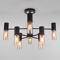 Купить Подвесная люстра Eurosvet Tesoro 70125/8 черный в Туле