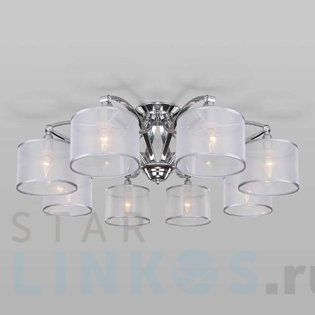 Купить Потолочная люстра Eurosvet Fabiola 60124/8 хром Smart за 37 700 руб. в Туле фото 2 Купить с доставкой Потолочная люстра Eurosvet Fabiola 60124/8 хром Smart в Туле фото 2
