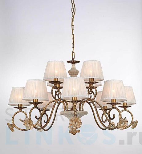 Купить Подвесная люстра Lumien Hall Летисия H17075/12PCC за 59 820 руб. в Туле Купить с доставкой Подвесная люстра Lumien Hall Летисия H17075/12PCC в Туле