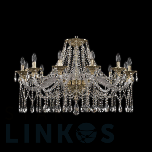 Купить Подвесная люстра Bohemia Ivele 16113/12/360 G за 208 444 руб. в Туле Купить с доставкой Подвесная люстра Bohemia Ivele 16113/12/360 G в Туле