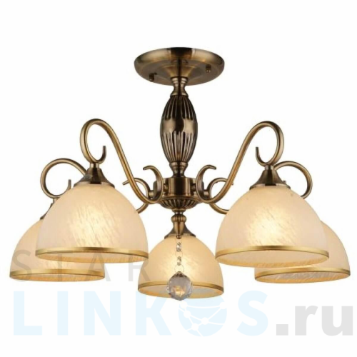 Купить Потолочная люстра IMEX KL.0754-5-S AB за 6 589 руб. в Туле Купить с доставкой Потолочная люстра IMEX KL.0754-5-S AB в Туле