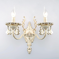 Купить Бра Eurosvet 3281/2 белый с золотом/тонированный хрусталь Strotskis в Туле