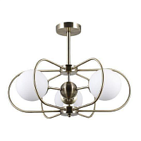 Купить Потолочная люстра Elvan LU-39814/3-E27-BrWh в Туле