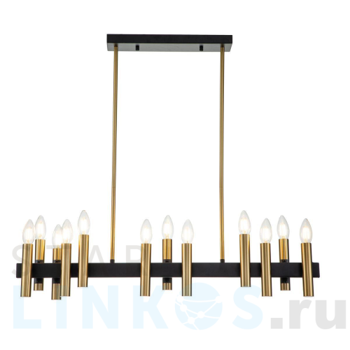 Купить Подвесная люстра Indigo Cero 13009/12RL Black V000208 за 36 340 руб. в Туле Купить с доставкой Подвесная люстра Indigo Cero 13009/12RL Black V000208 в Туле