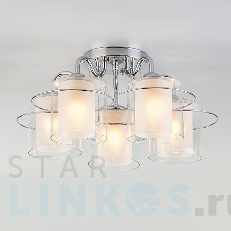 Купить Потолочная люстра Eurosvet 30160/5 хром за 9 570 руб. в Туле фото 2 Купить с доставкой Потолочная люстра Eurosvet 30160/5 хром в Туле фото 2