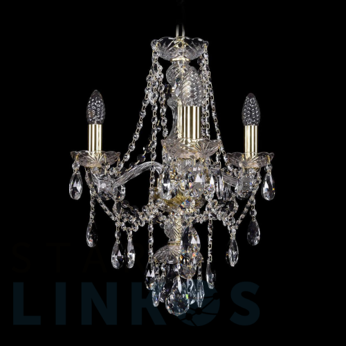 Купить с доставкой Подвесная люстра Bohemia Ivele 1415/3/141 G в Туле