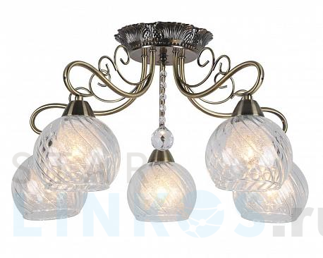 Купить Потолочная люстра Omnilux Sanalvo OML-53507-05 за 10 060 руб. в Туле фото 2 Купить с доставкой Потолочная люстра Omnilux Sanalvo OML-53507-05 в Туле фото 2