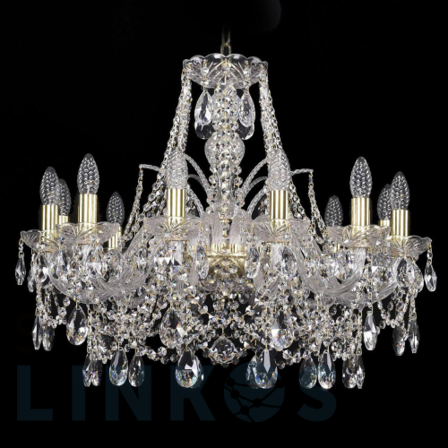 Купить Подвесная люстра Bohemia Ivele 1411/12/240 G за 60 046 руб. в Туле Купить с доставкой Подвесная люстра Bohemia Ivele 1411/12/240 G в Туле