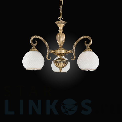 Купить с доставкой Подвесная люстра Reccagni Angelo L.8400/3 в Туле