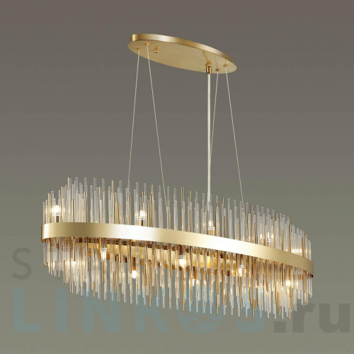 Купить с доставкой Подвесная люстра Odeon Light Hall Ida 4639/16 в Туле фото 4