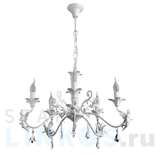 Купить с доставкой Подвесная люстра Arte Lamp Angelina A5349LM-5WH в Туле