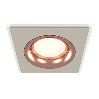 Купить Комплект встраиваемого светильника Ambrella light Techno Spot XC7633006 SGR/PPG серый песок/золото розовое полированное (C7633, N7015) в Туле