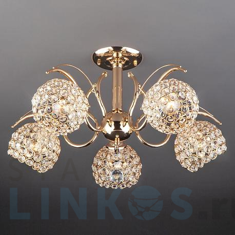 Купить Потолочная люстра Eurosvet 7777/5 золото за 15 000 руб. в Туле фото 2 Купить с доставкой Потолочная люстра Eurosvet 7777/5 золото в Туле фото 2