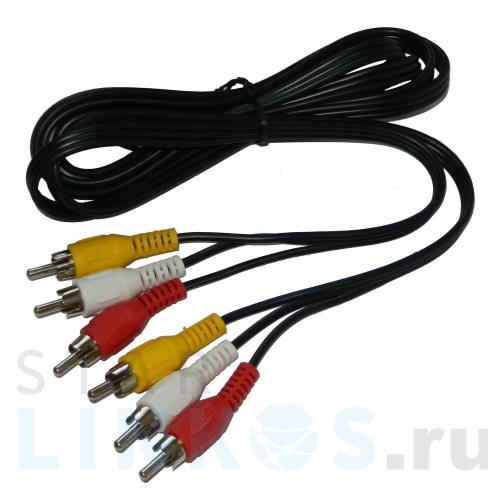 Купить Шнур 3RCA–3RCA, 1.2м, CADENA за 52 руб. в Туле Купить с доставкой Шнур 3RCA–3RCA, 1.2м, CADENA в Туле
