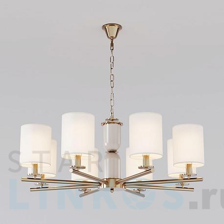 Купить Подвесная люстра Eurosvet Caprera 60146/8 латунь за 29 200 руб. в Туле фото 2 Купить с доставкой Подвесная люстра Eurosvet Caprera 60146/8 латунь в Туле фото 2