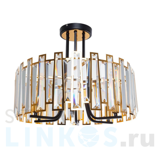 Купить Потолочная люстра Arte Lamp Amber A1028PL-6BK за 31 990 руб. в Туле Купить с доставкой Потолочная люстра Arte Lamp Amber A1028PL-6BK в Туле