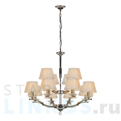 Купить Подвесная люстра iLamp Vivaldi 85125/8+4 CR за 78 090 руб. в Туле Купить с доставкой Подвесная люстра iLamp Vivaldi 85125/8+4 CR в Туле