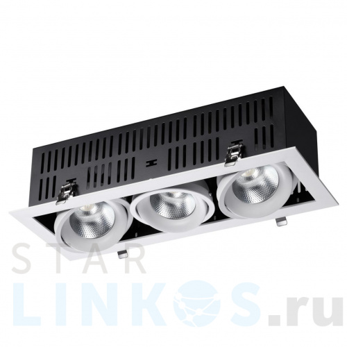 Купить с доставкой Встраиваемый светодиодный светильник Novotech Spot Gesso 358442 в Туле