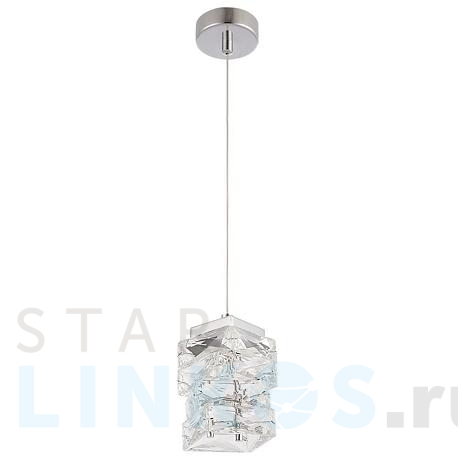 Купить Подвесной светильник Crystal Lux Rolando SP1.1 Chrone за 4 900 руб. в Туле фото 2 Купить с доставкой Подвесной светильник Crystal Lux Rolando SP1.1 Chrone в Туле фото 2