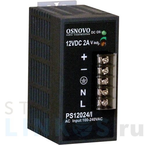 Купить Промышленный уличный блок питания OSNOVO PS-12024/I за 2 072.40 руб. в Туле Купить с доставкой Промышленный уличный блок питания OSNOVO PS-12024/I в Туле