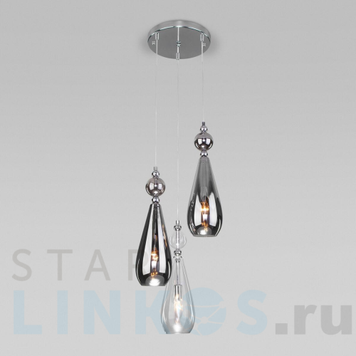 Купить с доставкой Подвесной светильник Eurosvet 50202/3 хром в Туле