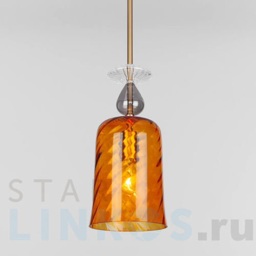 Купить Подвесной светильник Eurosvet Dream 50194/1 янтарный за 5 540 руб. в Туле Купить с доставкой Подвесной светильник Eurosvet Dream 50194/1 янтарный в Туле