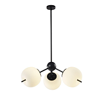 Купить Подвесная светодиодная люстра Elvan LU-9326/3R-7W-WW-BkWh в Туле