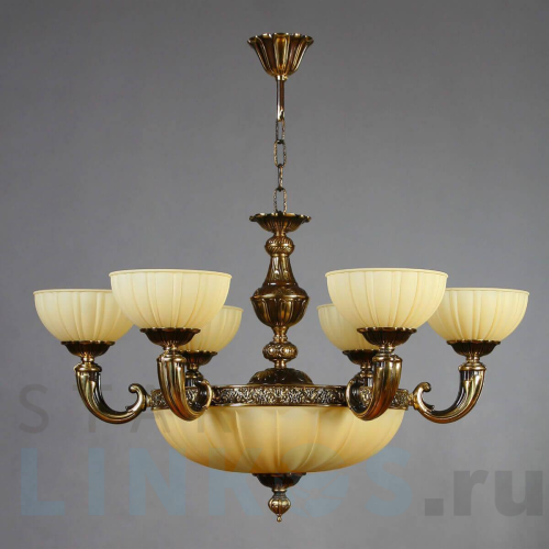 Купить Подвесная люстра Ambiente Lugo 8539/6 PB за 135 830 руб. в Туле Купить с доставкой Подвесная люстра Ambiente Lugo 8539/6 PB в Туле