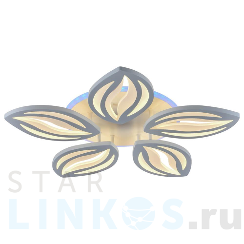 Купить Потолочная светодиодная люстра Profit Light 8021/5 WHT за 7 276 руб. в Туле Купить с доставкой Потолочная светодиодная люстра Profit Light 8021/5 WHT в Туле