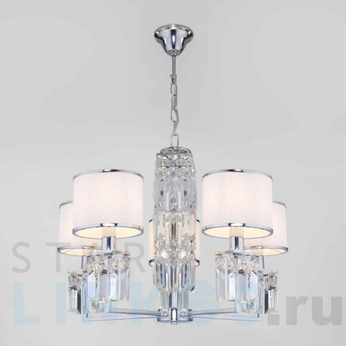 Купить Подвесная люстра Eurosvet Zaffiro 10099/5 хром за 18 500 руб. в Туле Купить с доставкой Подвесная люстра Eurosvet Zaffiro 10099/5 хром в Туле
