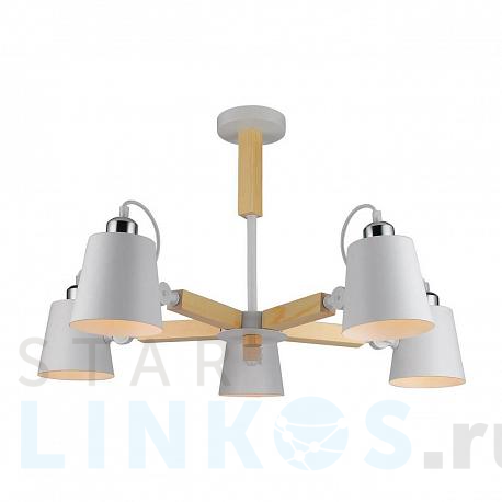 Купить Потолочная люстра Arte Lamp A7141PL-5WH за 14 990 руб. в Туле фото 2 Купить с доставкой Потолочная люстра Arte Lamp A7141PL-5WH в Туле фото 2