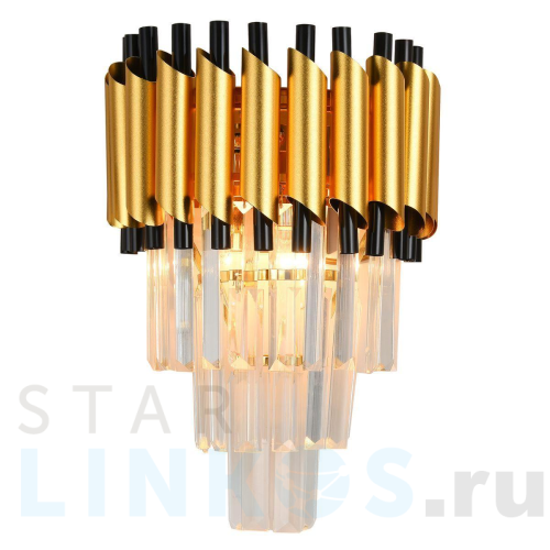 Купить с доставкой Настенный светильник Natali Kovaltseva Darian 76017/2W Gold в Туле