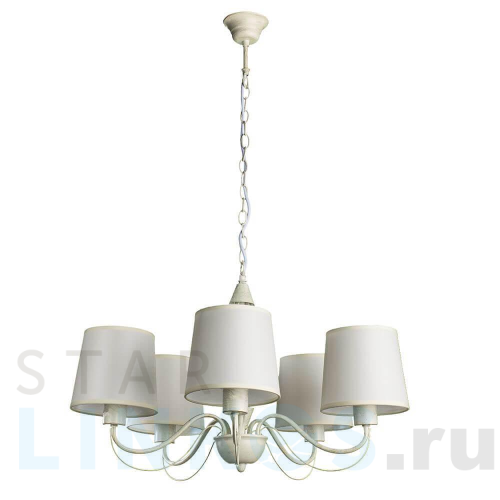 Купить Подвесная люстра Arte Lamp Orlean A9310LM-5WG за 14 990 руб. в Туле Купить с доставкой Подвесная люстра Arte Lamp Orlean A9310LM-5WG в Туле
