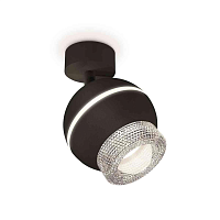 Купить Комплект накладного светильника Ambrella light Techno Spot XM1102010 SBK/CL черный песок/прозрачный (A2210, C1102, N7191) в Туле