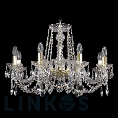 Купить Подвесная люстра Bohemia Ivele 1402/8/240 G за 38 643 руб. в Туле Купить с доставкой Подвесная люстра Bohemia Ivele 1402/8/240 G в Туле