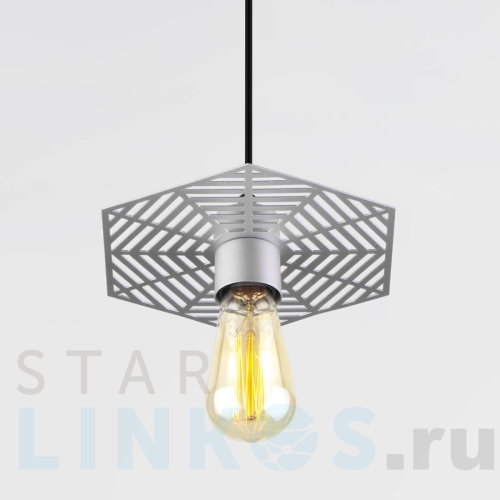 Купить с доставкой Подвесной светильник Eurosvet 50167/1 серебряный в Туле