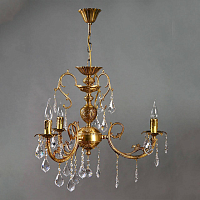 Купить Подвесная люстра Ambiente Alicante 8888/3 AB Leaf Crystal в Туле