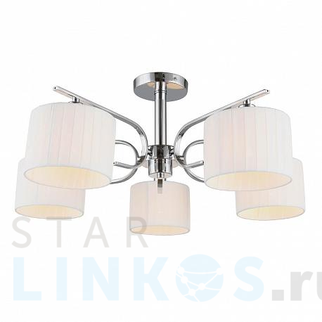 Купить Потолочная люстра Omnilux Neviano OML-34207-05 за 10 590 руб. в Туле фото 2 Купить с доставкой Потолочная люстра Omnilux Neviano OML-34207-05 в Туле фото 2