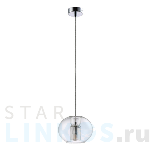 Купить Подвесной светильник Crystal Lux Beleza SP1 E Chrome за 5 900 руб. в Туле Купить с доставкой Подвесной светильник Crystal Lux Beleza SP1 E Chrome в Туле