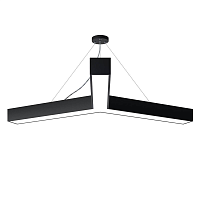 Купить Подвесной светодиодный cветильник Geometria ЭРА Igrek SPO-144-B-40K-066 66Вт 4000К черный Б0050573 в Туле