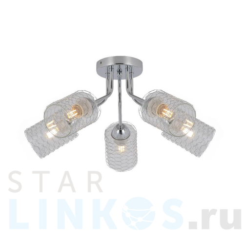 Купить Потолочная люстра Hiper Bacco H180-5 за 5 805 руб. в Туле Купить с доставкой Потолочная люстра Hiper Bacco H180-5 в Туле