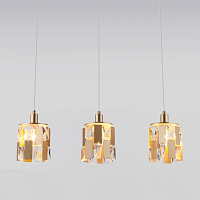 Купить Подвесной светильник Eurosvet 50101/3 перламутровое золото в Туле