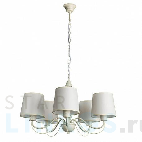 Купить Подвесная люстра Arte Lamp Orlean A9310LM-5WG за 14 990 руб. в Туле фото 2 Купить с доставкой Подвесная люстра Arte Lamp Orlean A9310LM-5WG в Туле фото 2