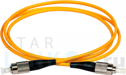 Купить Шнур оптический соединительный FC-FC/UPC, SM 9/125, simplex, 2 м за 191 руб. в Туле Купить с доставкой Шнур оптический соединительный FC-FC/UPC, SM 9/125, simplex, 2 м в Туле