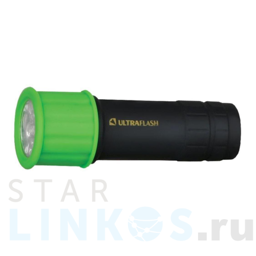 Купить с доставкой Ручной светодиодный фонарь Ultraflash Active от батареек 98х30 35 лм LED15001-C 10481 в Туле