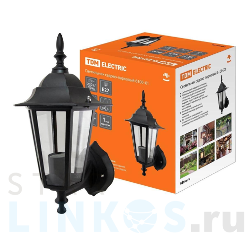Купить с доставкой Уличный настенный светильник TDM Electric 6100-01 SQ0330-0006 в Туле