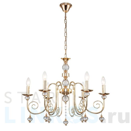 Купить Подвесная люстра Escada Shine 678/6PL Gold за 16 770 руб. в Туле Купить с доставкой Подвесная люстра Escada Shine 678/6PL Gold в Туле