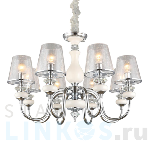 Купить Подвесная люстра Omnilux Aviano OML-84603-08 за 45 530 руб. в Туле Купить с доставкой Подвесная люстра Omnilux Aviano OML-84603-08 в Туле